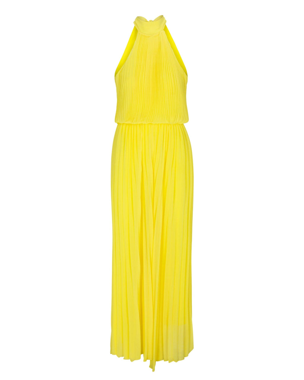 Wild Orchid Pleat Jumpsuit - Yellow