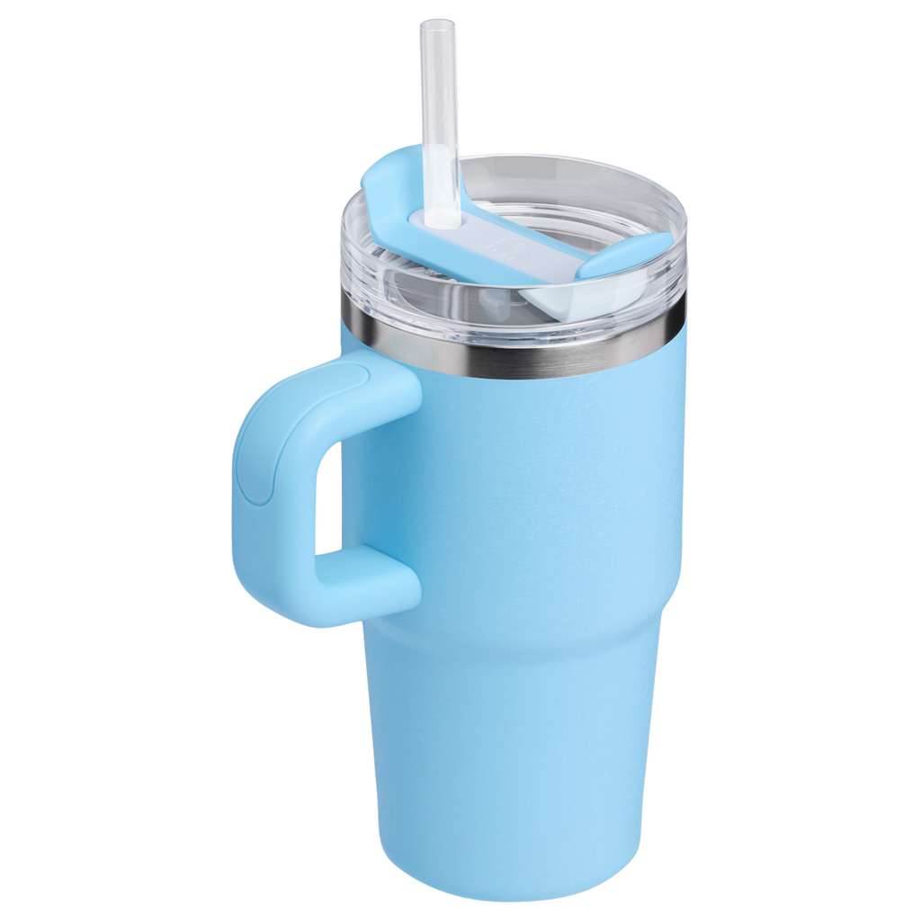 Stanley Quencher H2.0 FlowState Tumbler with Handle 20 oz – Insulated Travel Cup with Straw for Women
