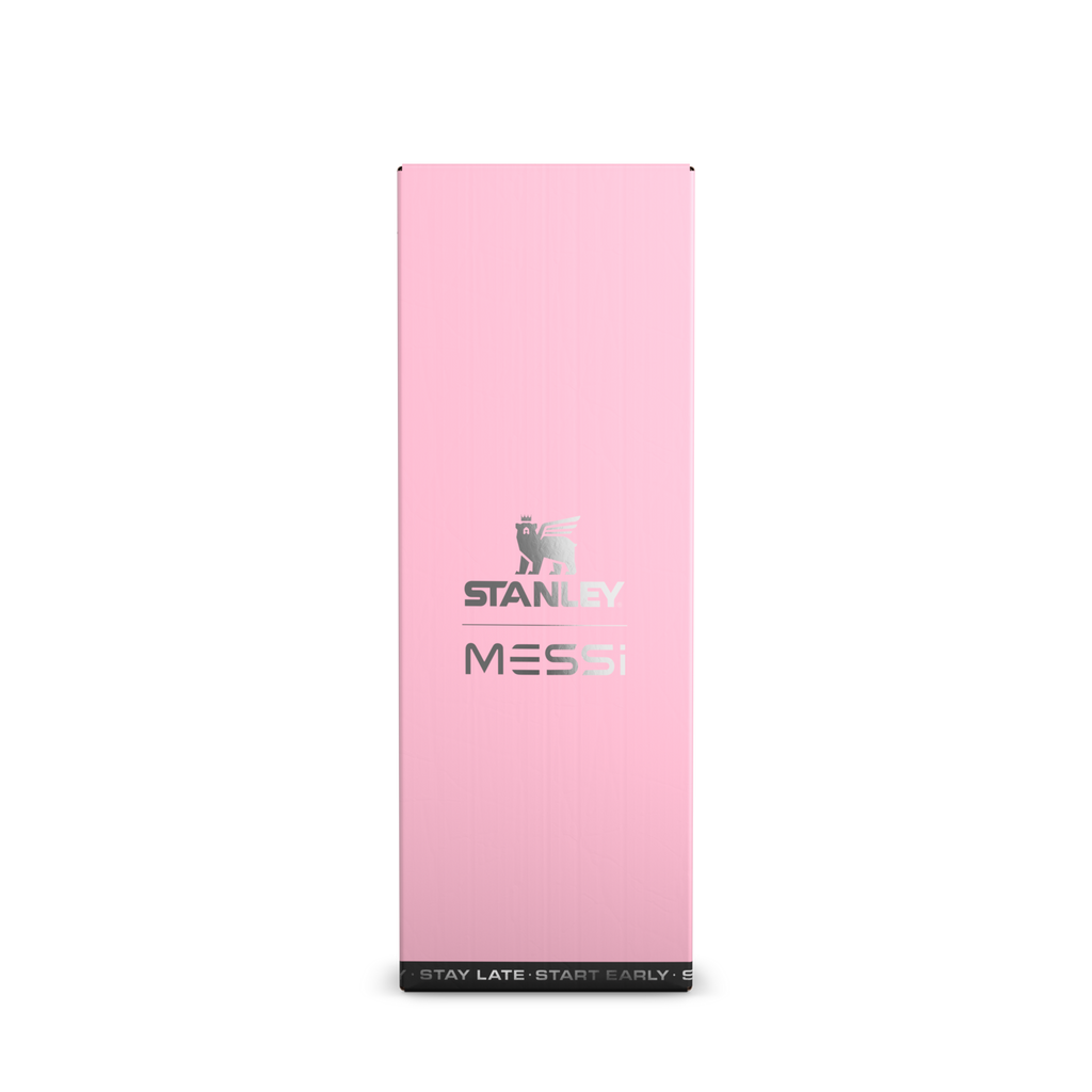 Messi x Stanley IceFlow Flip Straw 2.0 Bottle 24 oz GOAT Collection – Insulated Sports Water Bottle for Soccer Fans