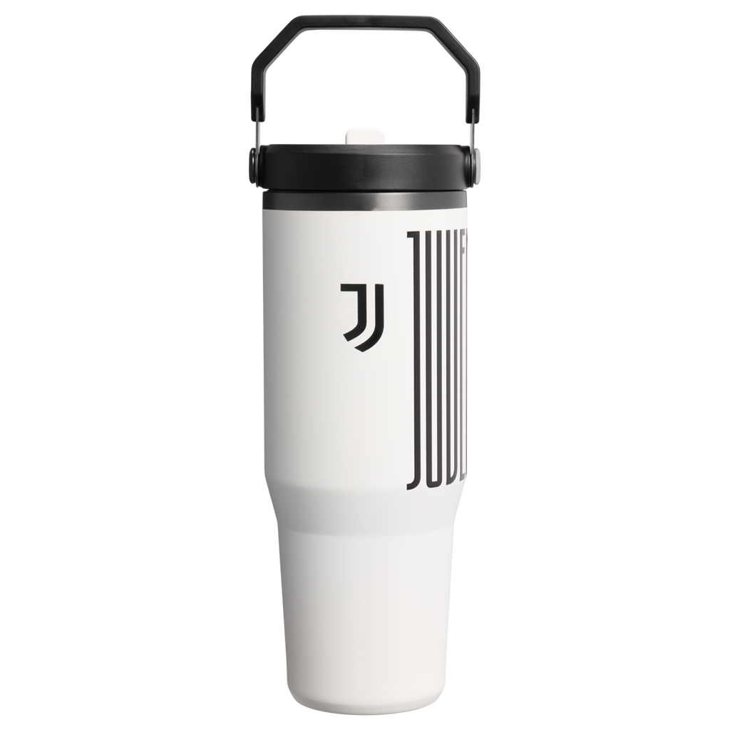 Stanley x Juventus IceFlow Flip Straw 2.0 Tumbler 30 oz – Limited Edition Insulated Cold Drink Tumbler for Soccer Fans