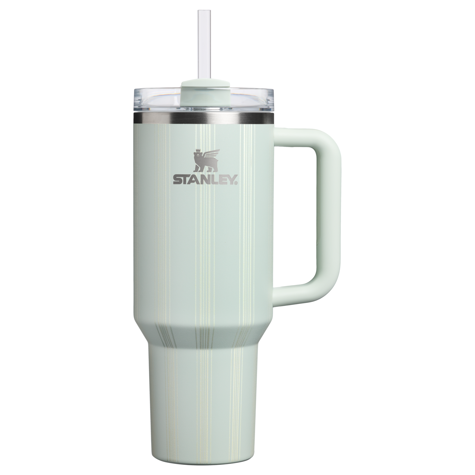 Stanley Quencher H2.0 FlowState Tumbler 40 oz Spring Picnic – Insulated Large Tumbler for Outdoor Use