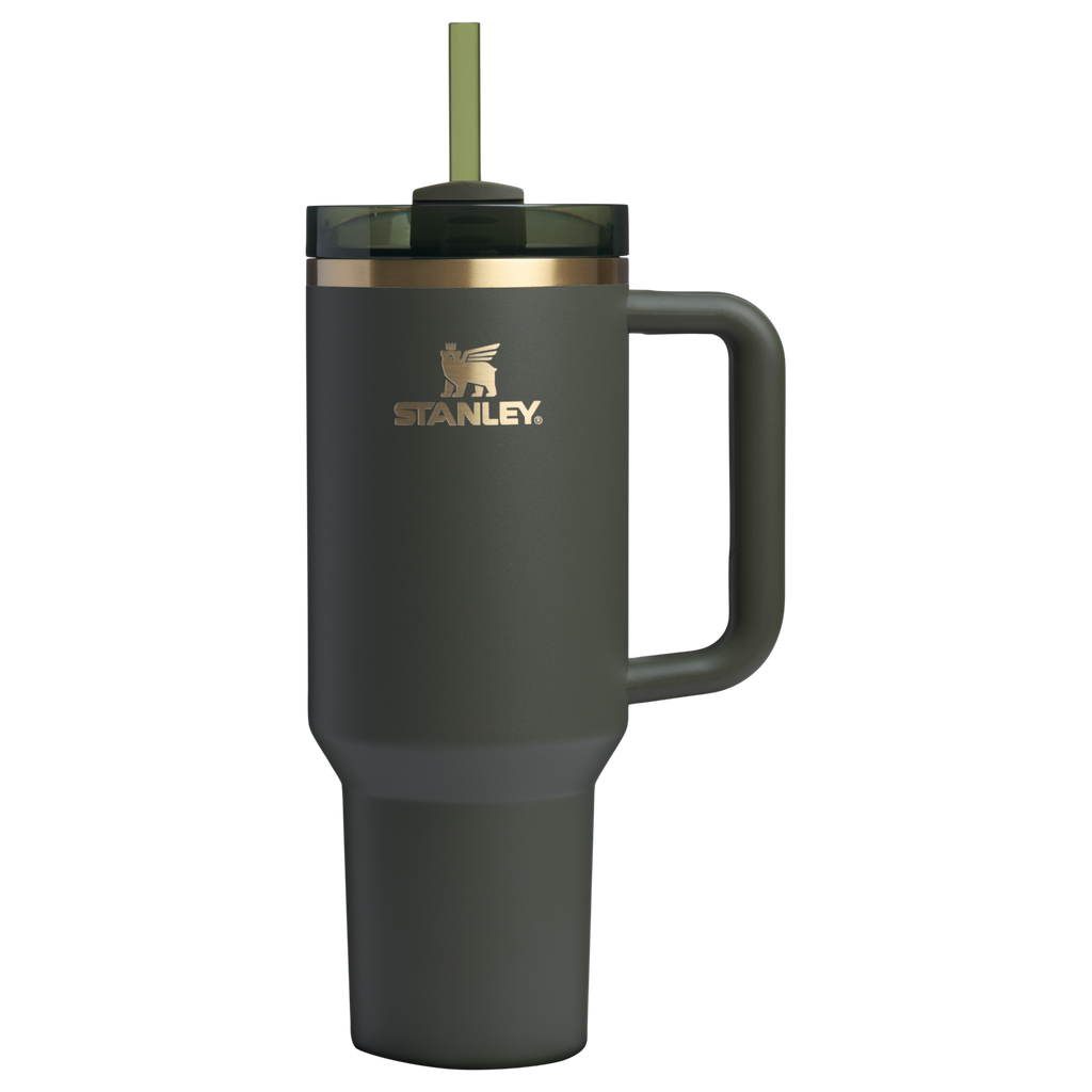 Stanley Quencher H2.0 FlowState Tumbler 40 oz – Large Insulated Tumbler with Straw and Handle for Women