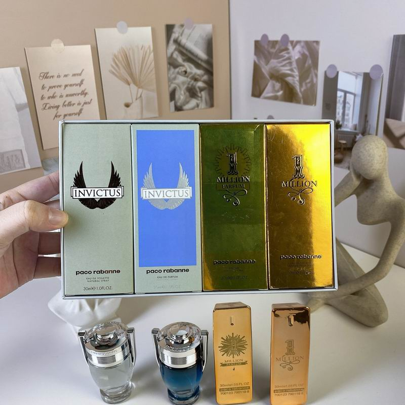 Paco Rabanne 1 Million and Invictus 4 miniatures display
