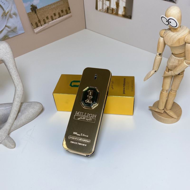 Paco Rabanne 1 Million Golden Oud bottle front close-up with MILLION Arabic text