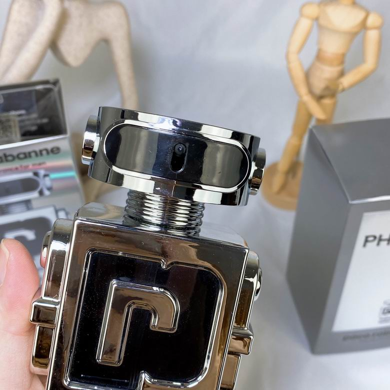 Paco Rabanne Phantom silver robot bottle with boxes